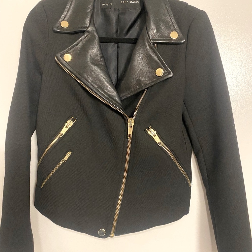 Sexy Black Moto Jacket